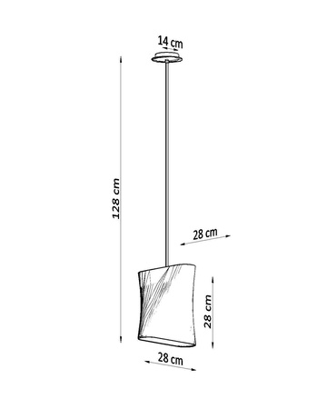 Sollux lampa wisząca Blum 1 E27 czarna SL.0770