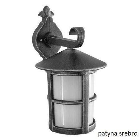 Su-ma kinkiet zewnętrzny Cordoba II E27 czarny/patyna IP23 K 3012/1/TD
