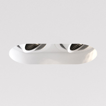 Astro oprawa sufitowa Trimless Round Twin Adjustable 2xGU10 biała wpuszczana 1248021