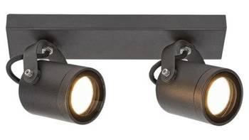 Rabalux kinkiet zewnętrzny (reflektorki) Elva 2xGU10 antracytowy IP44 7930