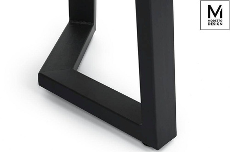 Modesto Design stół Tavolo Ø60 dąb blat MDF, podstawa metalowa B-16