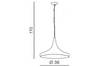 Azzardo lampa wisząca Chink E27 biało/złota AZ1342
