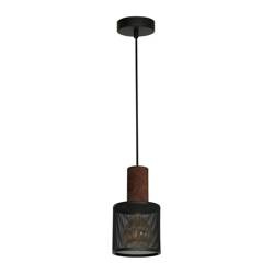 Milagro lampa wisząca Ares E27 czarna MLP6447