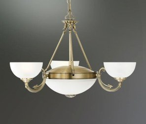 Eglo żyrandol / lampa wisząca Savoy 3 3xE14 złota 82748