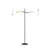 Emibig lampa stojąca Lotus LP2 2xE14 czarno/biała 150cm 1107/LP2