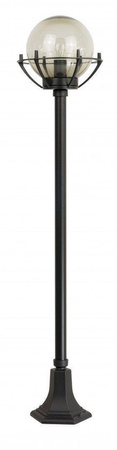 Su-ma lampa stojąca zewnętrzna Kule z koszykiem 200 E27 czarna/patyna 152cm IP43 K 5002/1/KPO FU