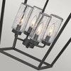 Quintiesse lampa wisząca zewnętrzna Alford Place 4xE14 czarna IP44 QN-ALFORD-PLACE-4P-MB