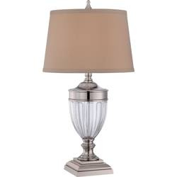 Elstead lampka biurkowa Dennison E27 nikiel QZ-DENNISON-PN