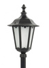 Su-ma lampa stojąca zewnętrzna Retro Midi E27 czarna/patyna 106cm IP43 K 5002/2/M