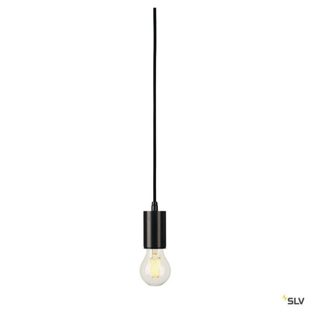 SLV lampa wisząca Fitu E27 czarna 132690