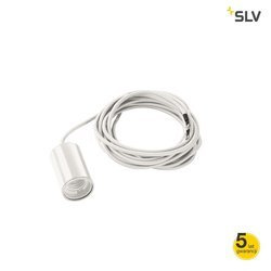 SLV lampa wisząca Fitu E27 biała 132691