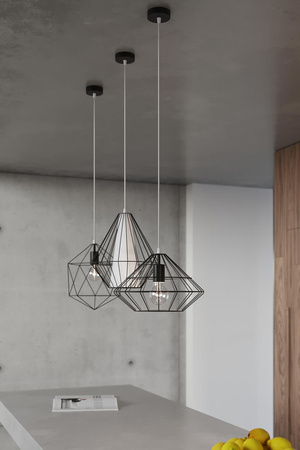 Sollux lampa wisząca Umberto E27 czarna SL.0294