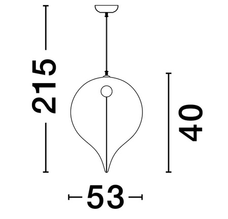 Luces Exclusivas lampa wisząca LED Chancay Ø 40 cm E27 1x12W IP20 biała LE44597