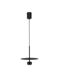 Luces Exclusivas lampa wisząca LED Baila Ø 30 cm 8W 590 lm 3000K IP20 czarna LE44533