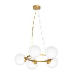 Milagro żyrandol / lampa wisząca Vienna 5xE14 złota MLP5577