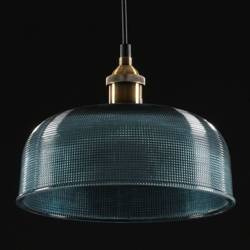 Italux lampa wisząca Davide E27 niebieska MDM-2916/1 BL