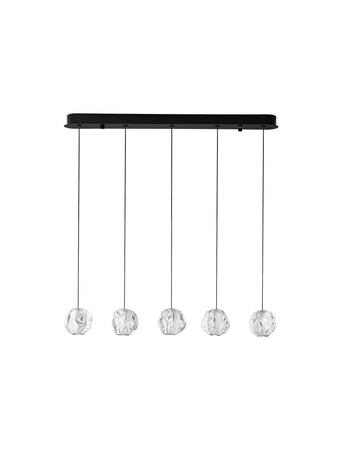Luces Exclusivas lampa wisząca LED Chepen ściemnialna 25W 1341lm 3000K IP20 czarna LE44644