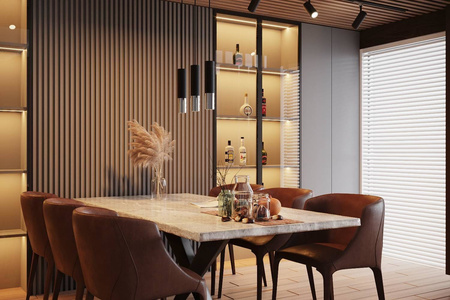 Sollux lampa wisząca Loopez 2 2xGU10 czarna/chrom SL.0941