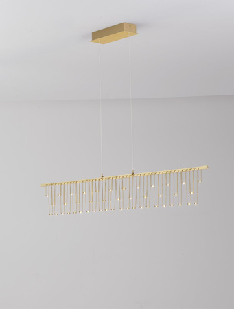 Luces Exclusivas lampa wisząca LED Huaraz ściemnialna 19W 1461lm 3000K IP20 złota LE44447