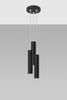 Sollux lampa wisząca Lagos 3P 3xGU10 czarna SL.1079