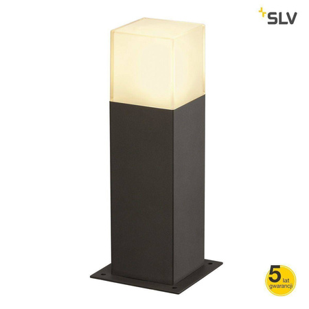 SLV lampa stojąca zewnętrzna Grafit SL 30 E27 antracytowa 30cm IP44 231215