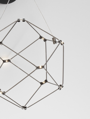 Luces Exclusivas kinkiet LED Asis 6W 345lm 3000K IP20 czarna LE44326