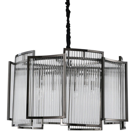 Step Into Design żyrandol / lampa wisząca Imperio 8xE14 czarna MP0098 black