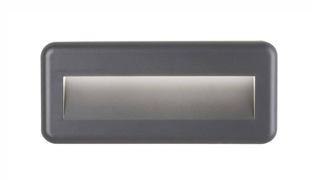 Luces Exclusivas oprawa ścienna zewnętrzna LED Terrassa 4W 320lm 3000K szara IP54 LE71439