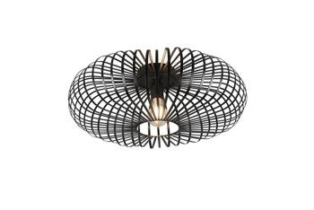 Trio plafon Johann E27 czarny 606905032