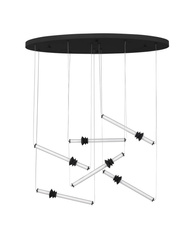 Luces Exclusivas lampa wisząca LED Urubicha ściemnialna 36W 2811lm 3000K IP20 czarna LE44693