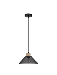 Luces Exclusivas lampa wisząca LED Bapuz Ø 26 cm E27 1x12W IP20 czarna LE43428