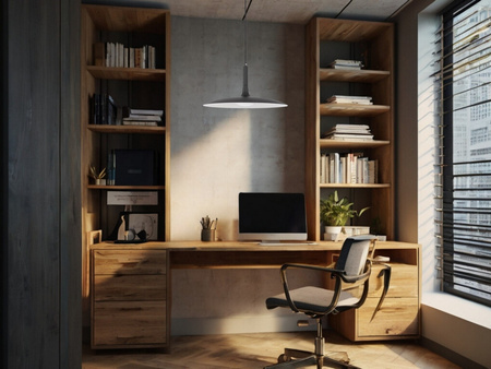 Luces Exclusivas lampa wisząca LED Nauta Ø 45 cm 16W 1100lm 3000K IP20 czarna LE44345