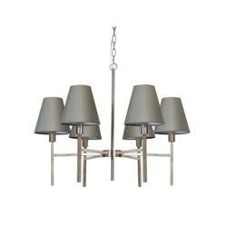 Elstead żyrandol / lampa wisząca Lucerne 6xE14 nikiel LUCERNE-6LT