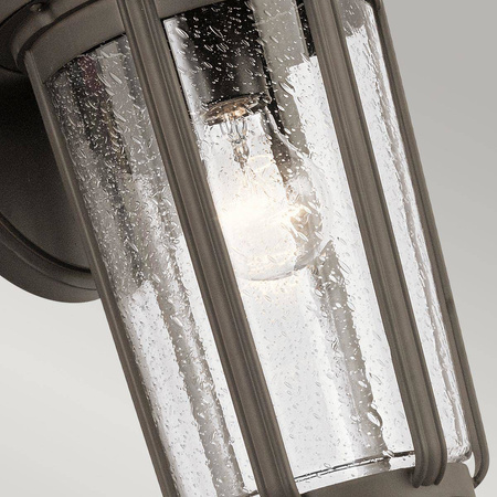 Quintiesse kinkiet zewnętrzny Fairfield E27 brązowy IP44 QN-FAIRFIELD-L-OZ