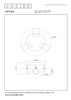 Lucide lampa sufitowa Upton 3xGU10 dymiony szary 57900/13/65