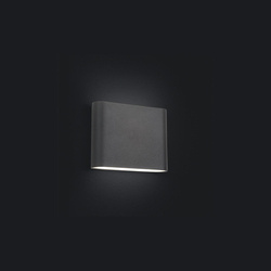 Nowodvorski kinkiet zewnętrzny LED Semi 7W 242lm 3000K grafitowy IP54 6775