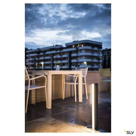 SLV lampa stojąca zewnętrzna LED H-Pol 1 18W 700lm 3000K antracytowa 66cm IP55 232165