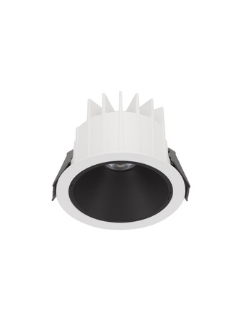 Luces Exclusivas oprawa sufitowa wpuszczana LED Torvian Ø 10 cm 10W 923lm 3000K IP67 biało/czarna LE65116