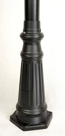 Su-ma latarnia Retro Classic 2xE27 czarna/patyna IP43 OGMWN 2