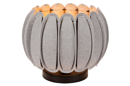 Lucide lampa stołowa Spencer Ø 30 cm 1xE27 szara 34545/81/36