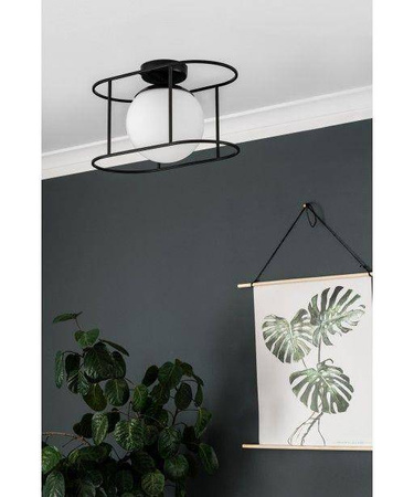 Ummo plafon Kuglo E27 czarny KUA12000