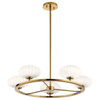 Quintiesse lampa wisząca Pim 5xG9 złota IP44 QN-PIM5-FXG
