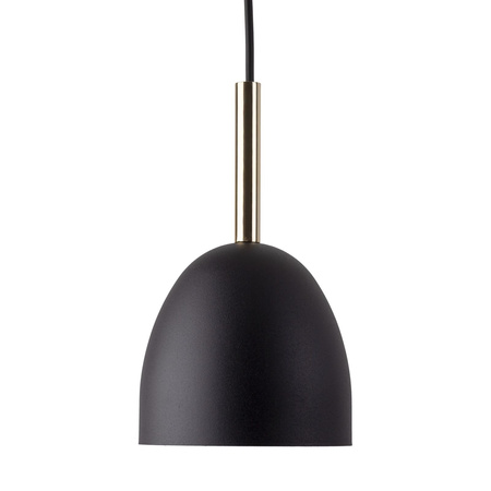 TK Lighting lampa wisząca Nord E27 czarno/drewniana 4870