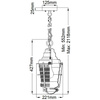 Quintiesse lampa wisząca zewnętrzna Chance Harbor E27 ocynk IP44 QN-CHANCE-HARBOR8