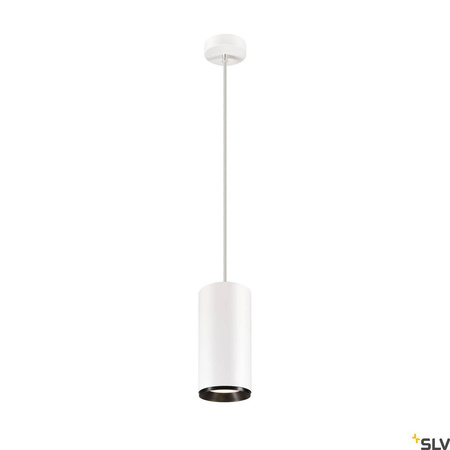 SLV lampa wisząca LED Numinos Dali XL 36W 3760lm 4000K 36° ściemnialna biała Ø12cm 1005793