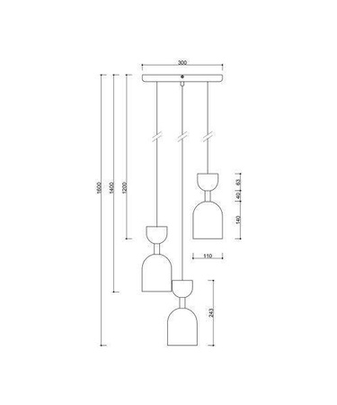 Ummo plafon Supuru 3P 3xGU10 biały SUP311P3