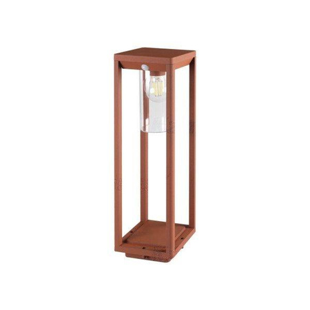 Kanlux lampa stojąca zewnętrzna z czujnikiem ruchu Vimo E27 brązowa IP44 34987