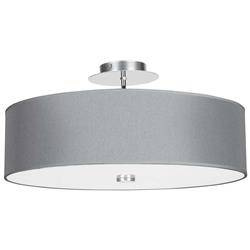 Nowodvorski plafon Viviane 3xE27 Ø50cm szary 6532