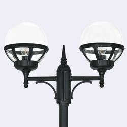 Norlys latarnia Bolonia 2xE27 czarna 254cm IP54 362BL