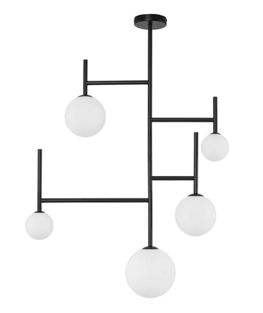 Luces Exclusivas plafon Uruapan 5xG9 czarny LE42883